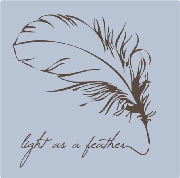 Picture of Light As A Feather SVG File