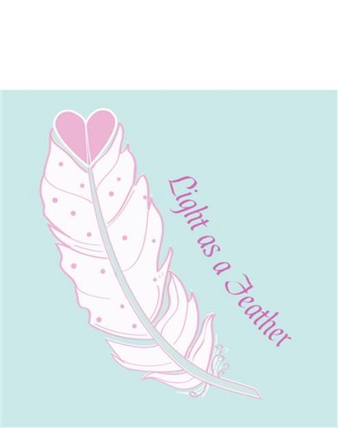 Picture of Light As A Feather SVG File