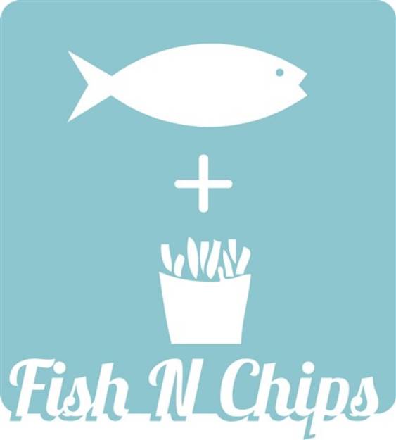 Picture of Fish N Chips SVG File