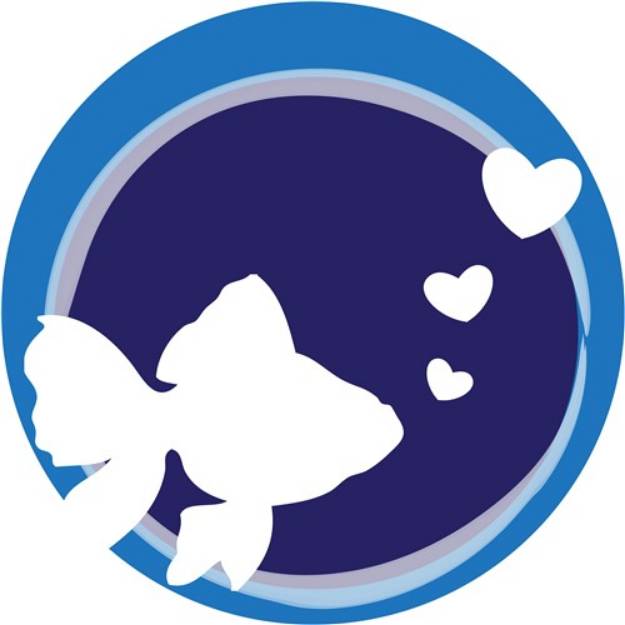 Picture of Fishy Love SVG File