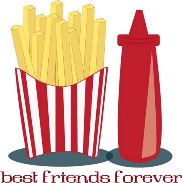 Picture of Best Friends Forever SVG File