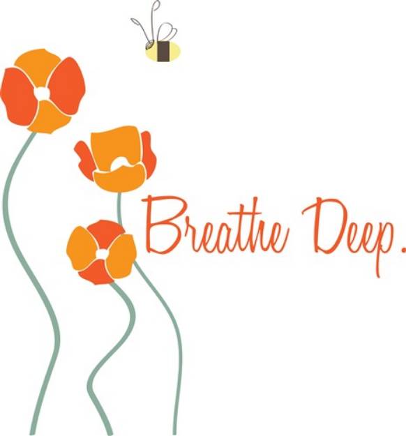 Picture of Breathe Deep SVG File