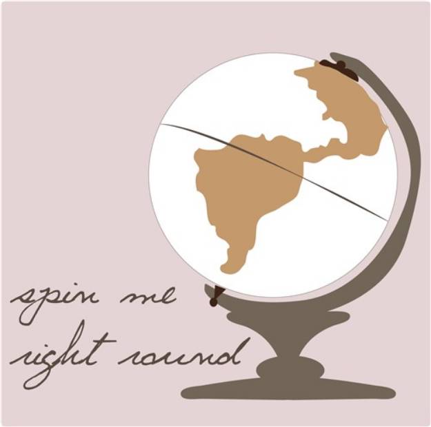 Picture of Spin Me Right Round SVG File
