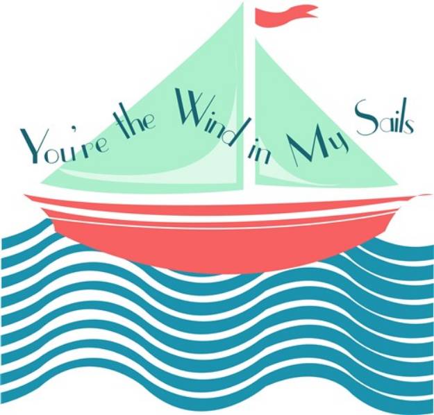Picture of Wind In My Sails SVG File