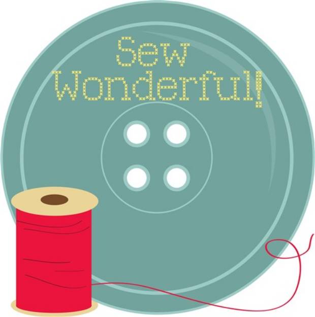 Picture of Sew Wonderful SVG File