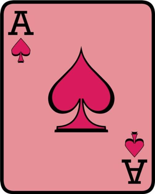 Picture of Ace Of Spades SVG File