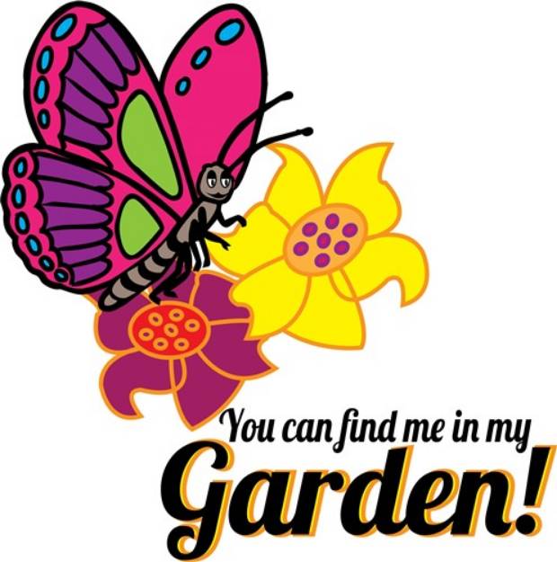 Picture of In My Garden SVG File