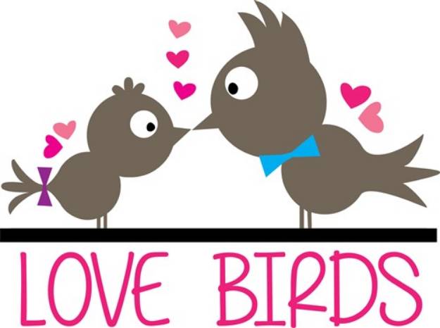 Picture of Love Birds SVG File
