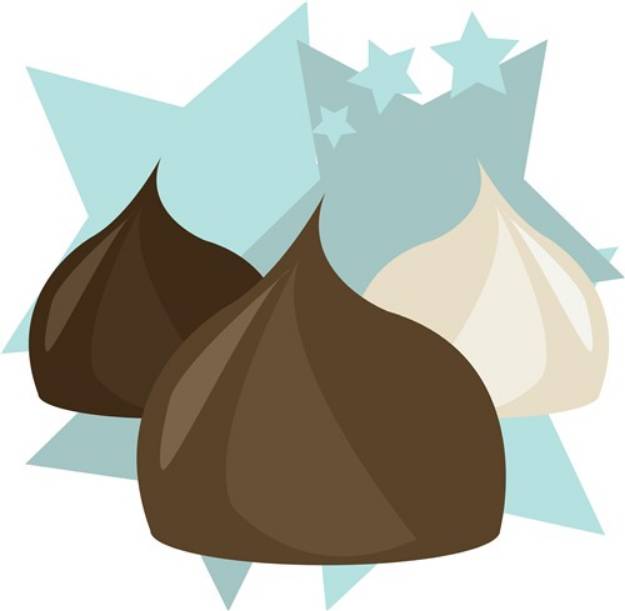 Picture of Chocolate Kisses SVG File
