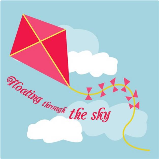 Picture of Floating Through The Sky SVG File