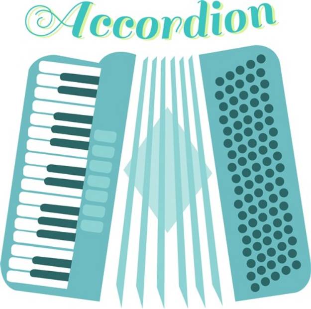 Picture of Musical Accordion SVG File