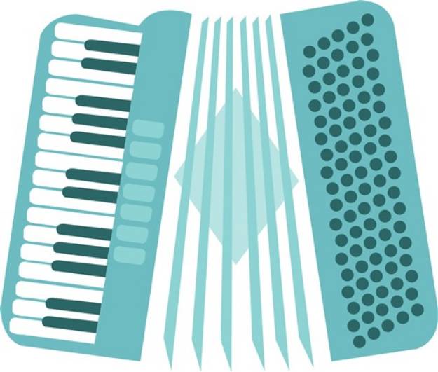 Picture of Accordion Instrument SVG File