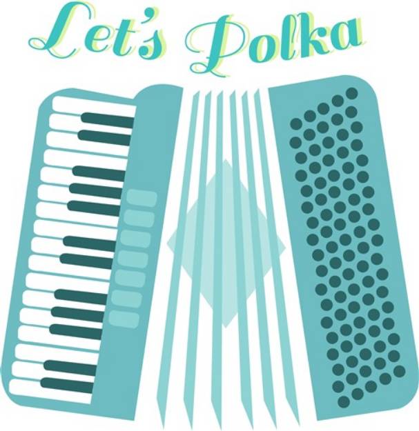 Picture of Polka Accordion SVG File