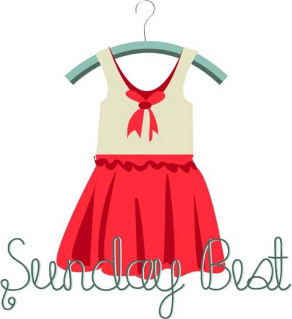 Picture of Sunday Best SVG File