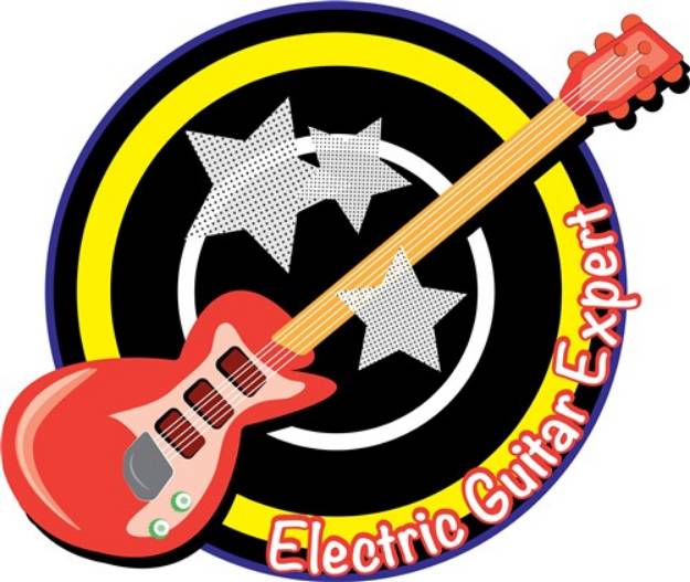 Picture of Guitar Expert SVG File