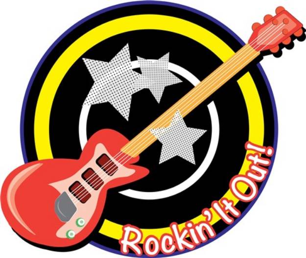 Picture of Rockin Out SVG File