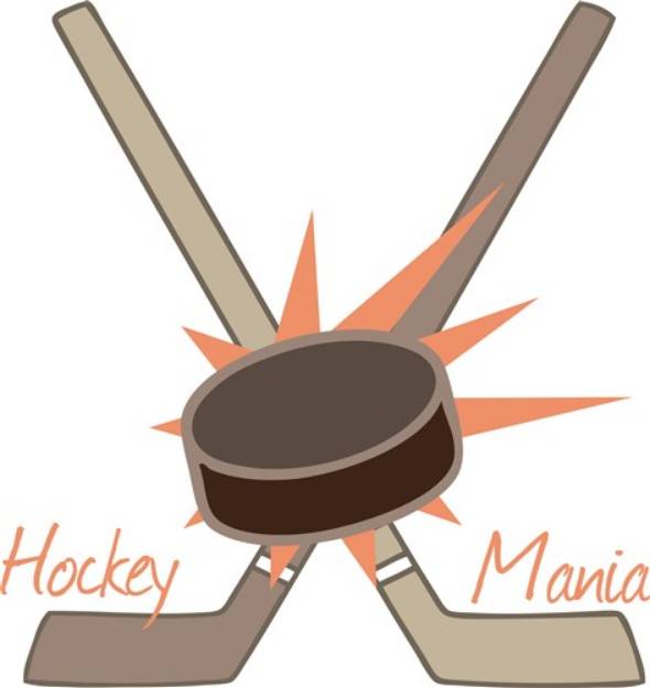 Picture of Hockey Mania SVG File