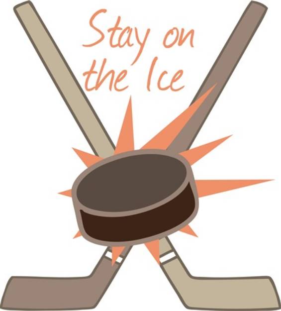 Picture of Stay on the Ice SVG File