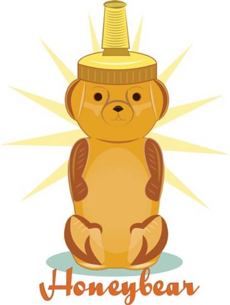 Picture of Honeybear Jar SVG File