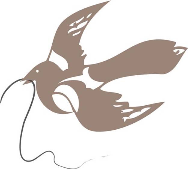 Picture of Flying Dove SVG File