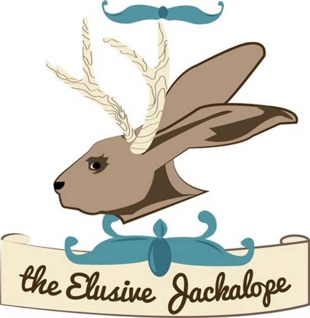 Picture of Elusive Jackalope SVG File
