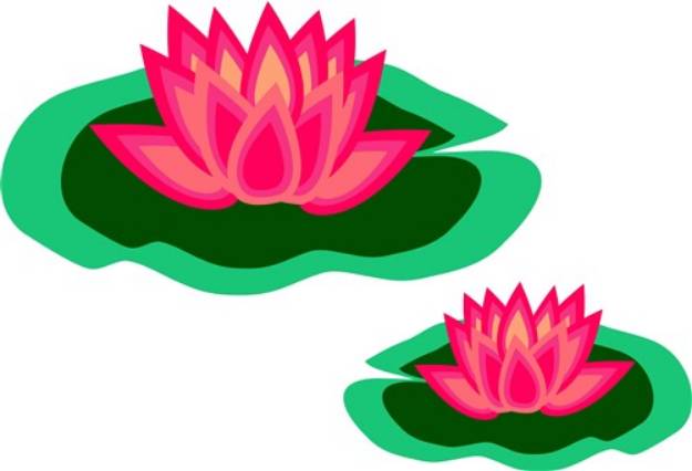 Picture of Lily Pad SVG File