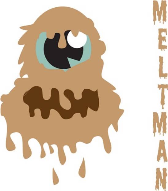 Picture of Meltman Monster SVG File