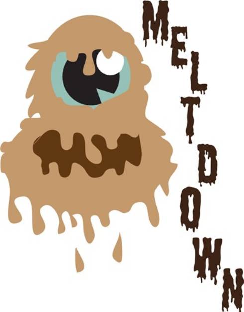 Picture of Meltdown Monster SVG File