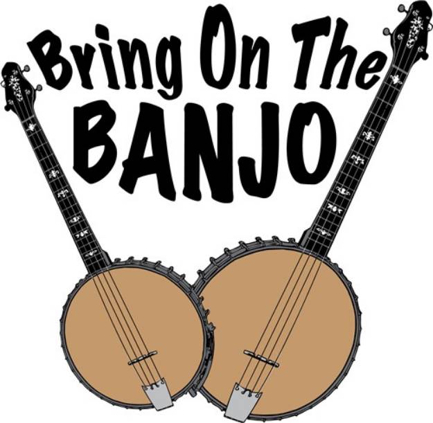 Picture of Bring on the Banjo SVG File