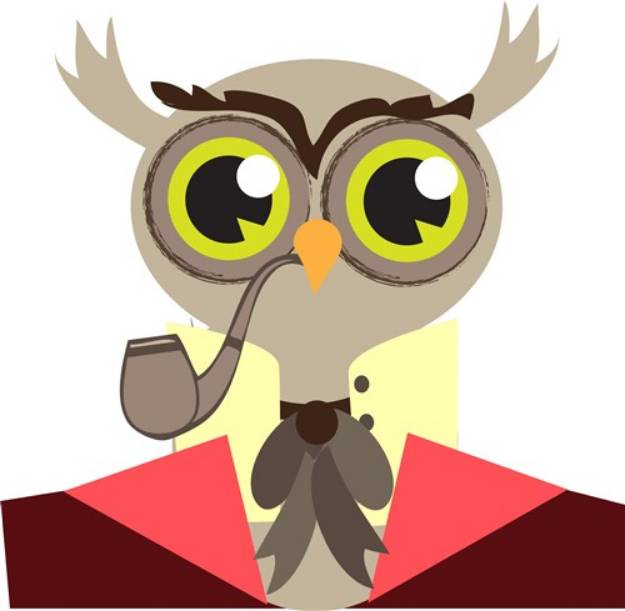 Picture of Gentleman Owl SVG File