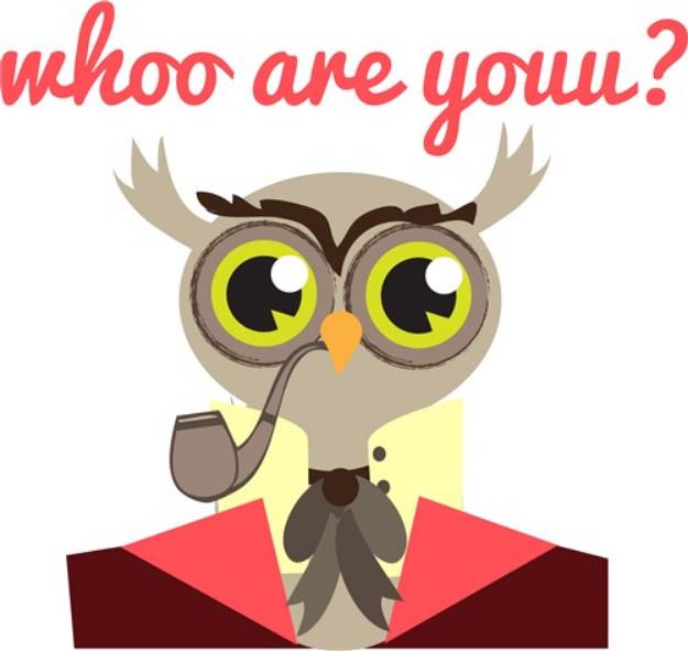 Picture of Whoo are Youu? SVG File