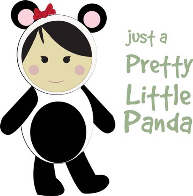 Picture of Pretty Little Panda SVG File