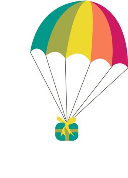 Picture of Parachute Gift SVG File
