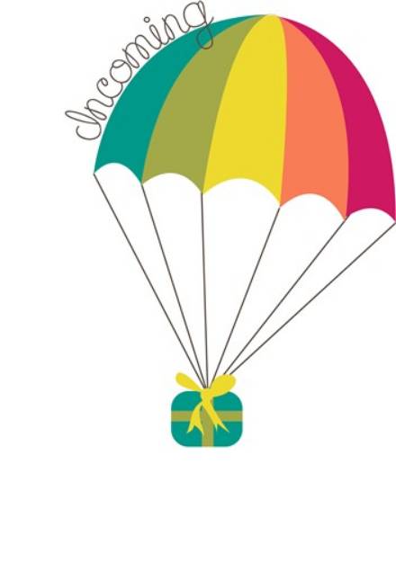Picture of Incoming Parachute SVG File