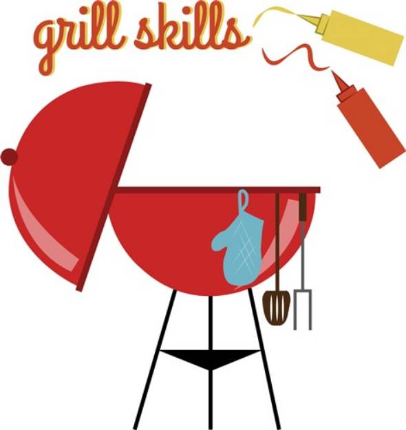 Picture of Grill Skills SVG File