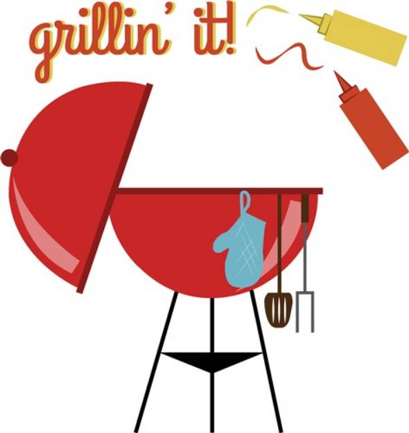 Picture of Grillin It SVG File
