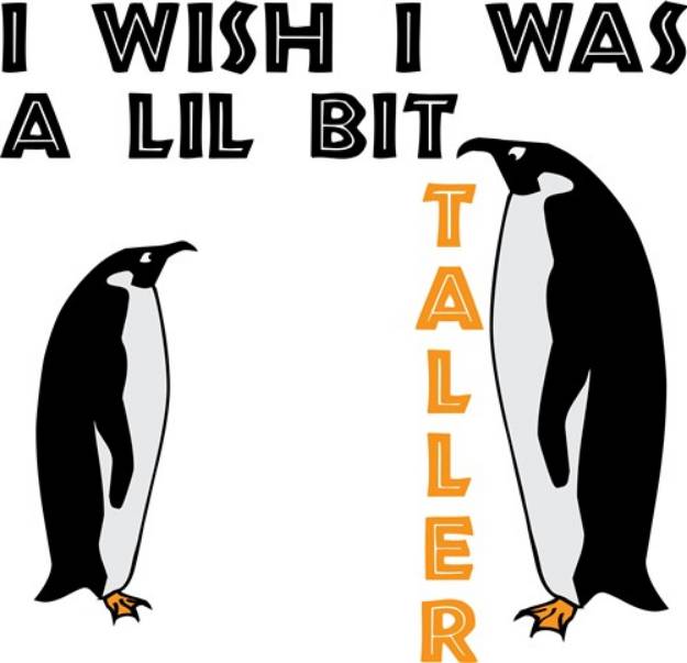 Picture of Taller Penguin SVG File