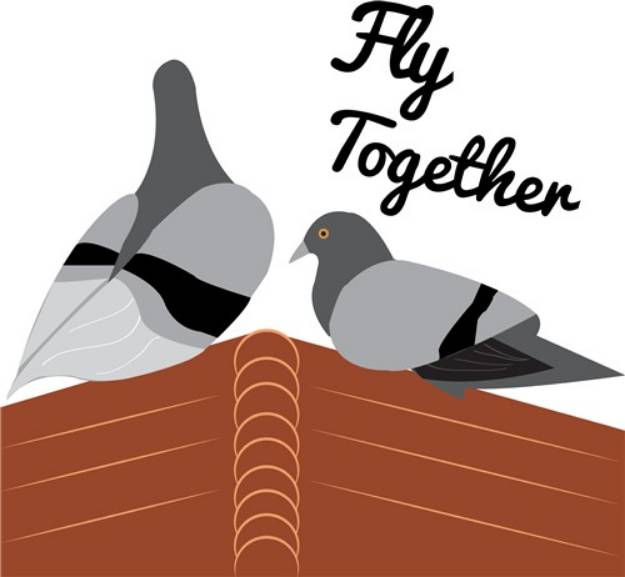Picture of Fly Together SVG File