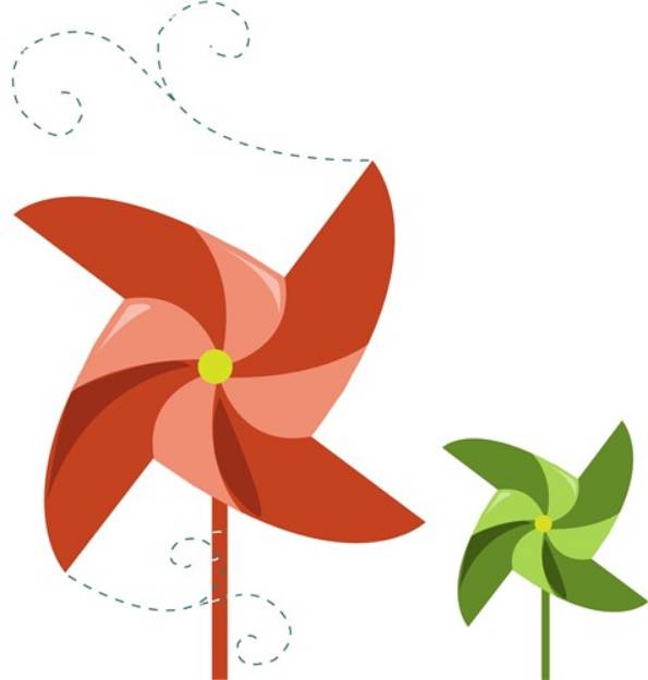 Picture of Pinwheel Spinner SVG File