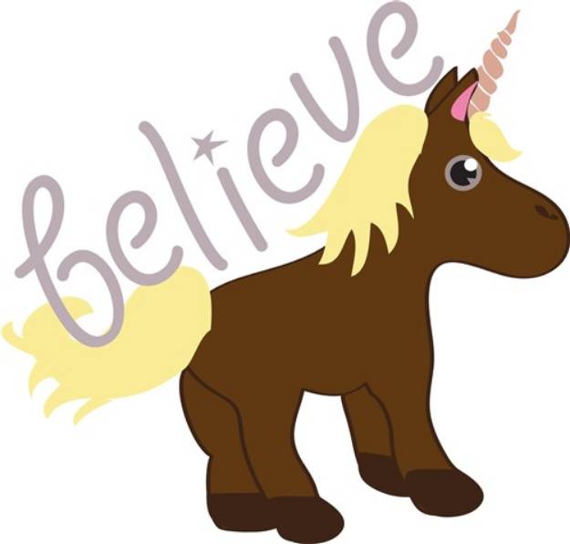 Picture of Unicorn Belief SVG File