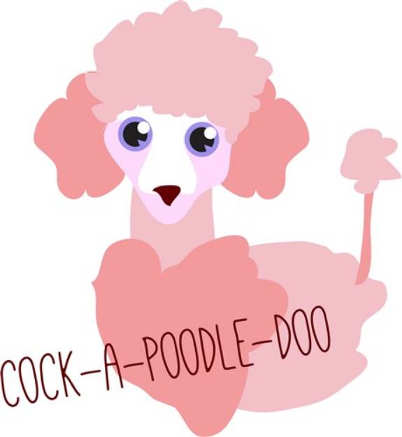 Picture of Cock-a-Poodle-Doo SVG File