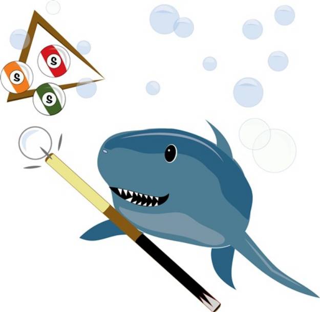 Picture of Pool Shark SVG File