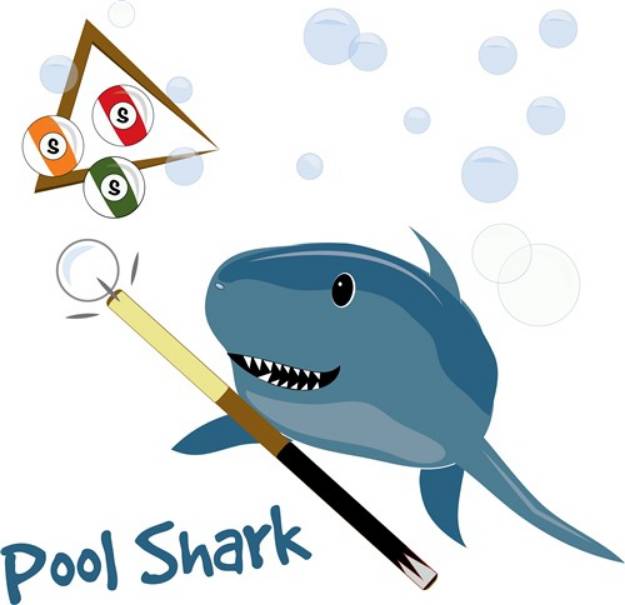 Picture of Pool Shark SVG File