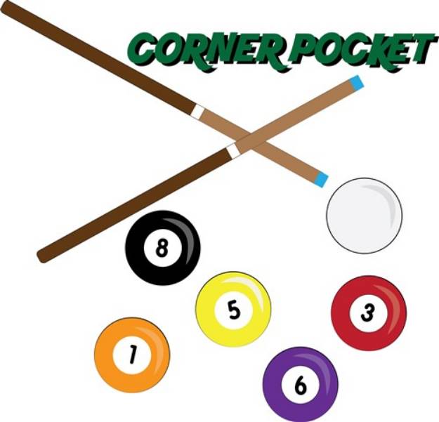 Picture of Corner Pocket SVG File