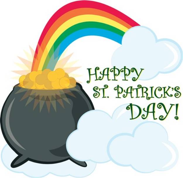 Picture of St. Patricks Rainbow SVG File