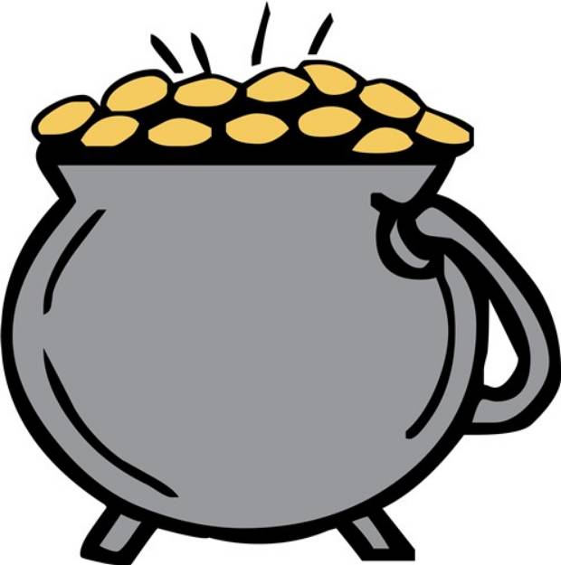 Picture of Gold Pot SVG File