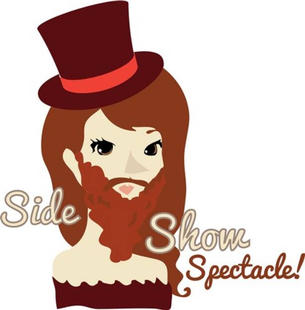 Picture of Side Show Spectacle SVG File