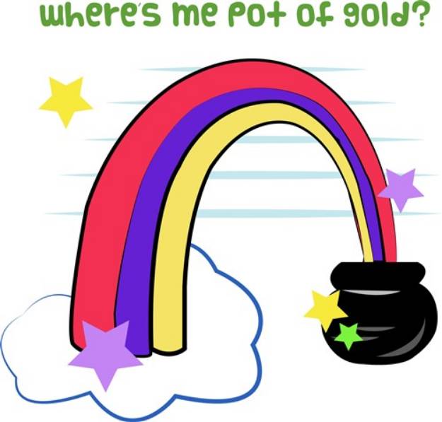 Picture of Pot of Gold SVG File