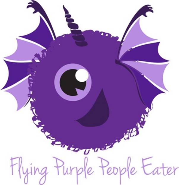 Picture of Flying Purple People Eater SVG File