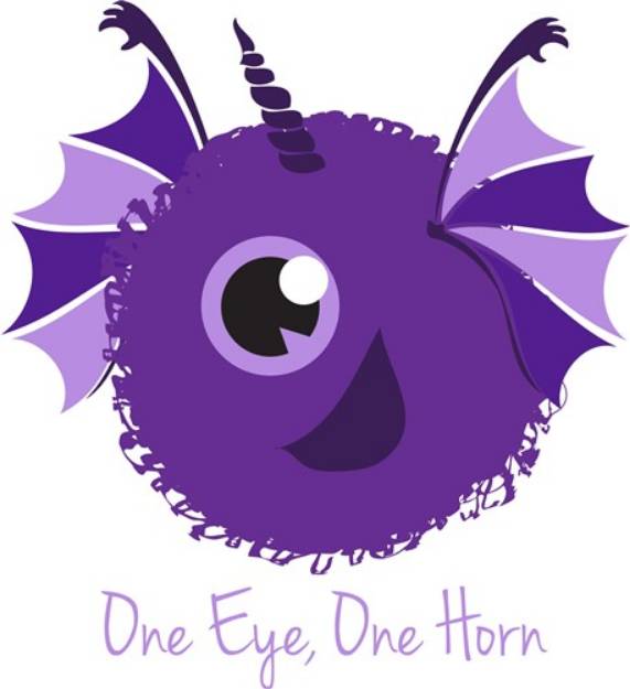 Picture of One Eye One Horn SVG File